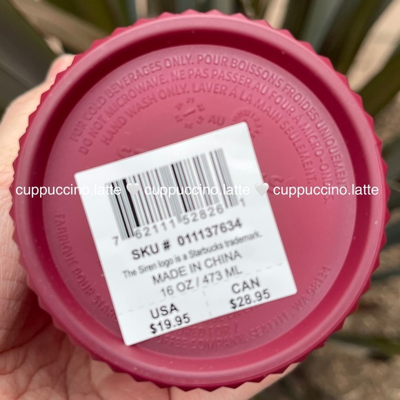 💗NWT SET❤️Starbucks Holiday 2022 Pink Blush ‘Waxberry’ Ombre Bling Studded Cups - Picture 13 of 13